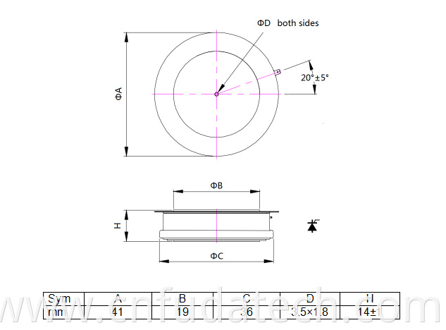 Hot selling gate turn off 1600V thyristor on sale